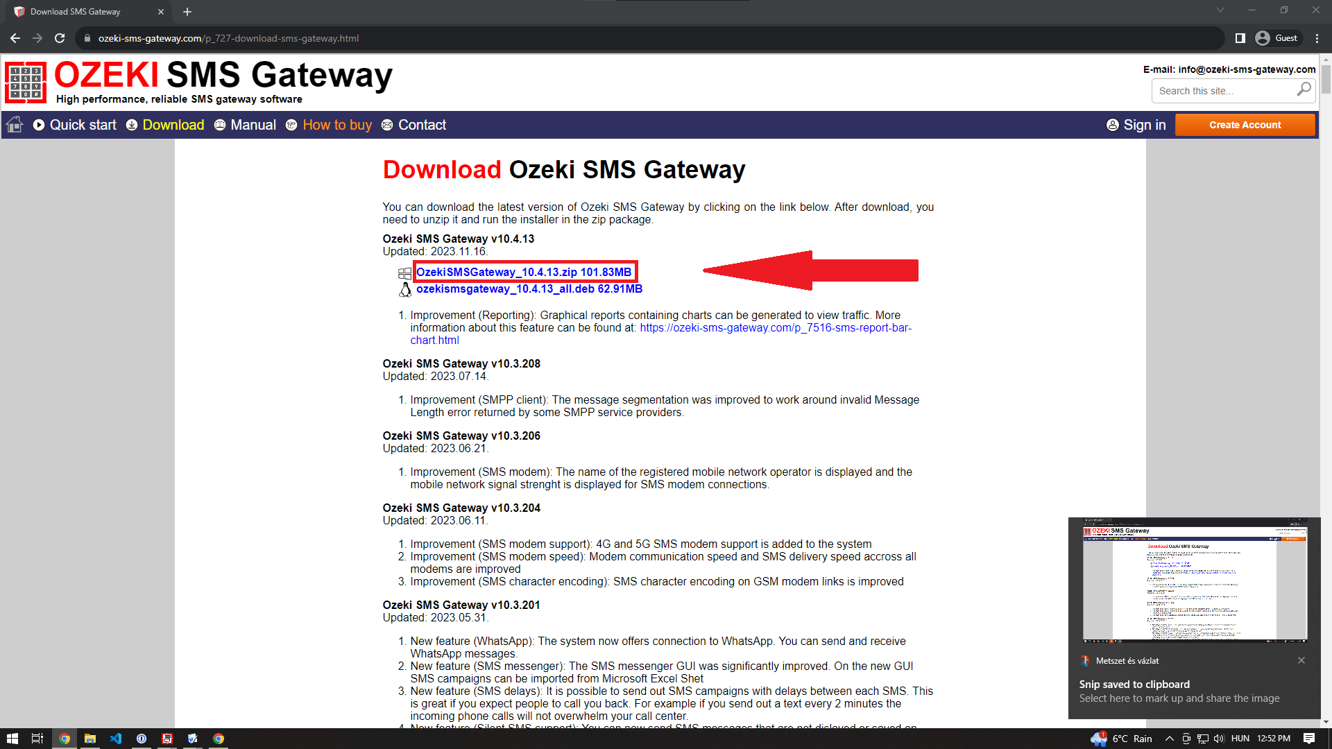 download ozeki sms gateway