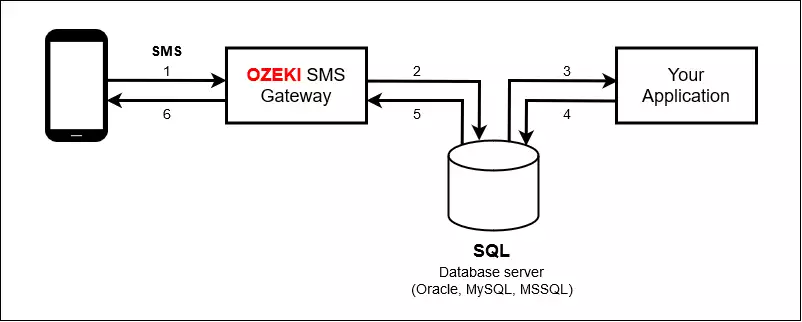 send sms from database